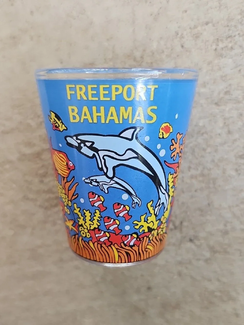 Freeport Bahamas Set of 3 Shot Glasses No Problem Islands Collector Bar Drinks